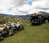 Northern Peru: Picnic lunch at Kuelpa, by guide Rose Ann Rowlett
