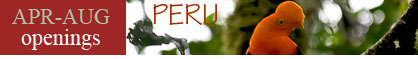 April through August Field Guides open tours