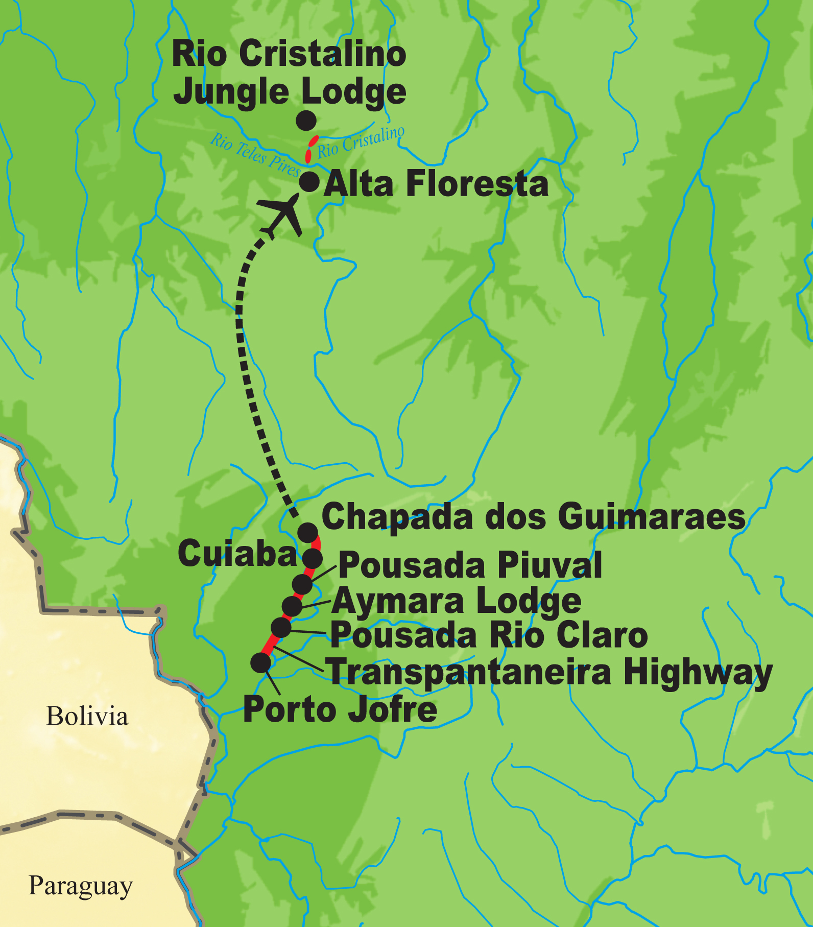 Brazil Birding Tour with FIELD GUIDES Alta Floresta and Pantanal
